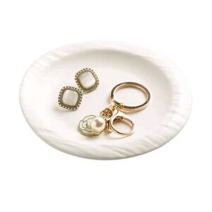 Ring Dish Holder, Jewelry Dishes for Women, Ceramic Trinket Dish Tray, Cute Key